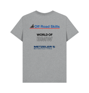 Athletic Grey Printed T-shirt Back