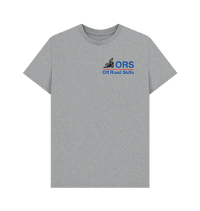 Athletic Grey Printed T-shirt Front